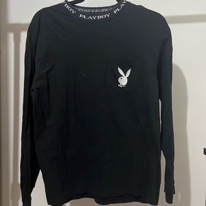 Play boy long sleeve logo colar